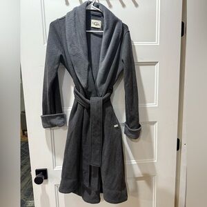 Ugg Blanche II Robe charcoal color size small
